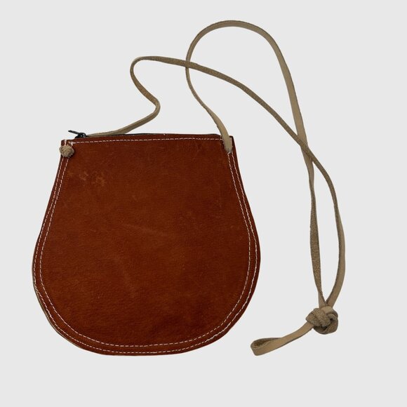 Handcrafted Honduras Roatán 2012 Leather Souvenir Bag & Wallet Set - Picture 2 of 10